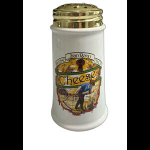 Himark Ceramic Buono San Remo Italia Grated Cheese Shaker. Approx. 5.5” .